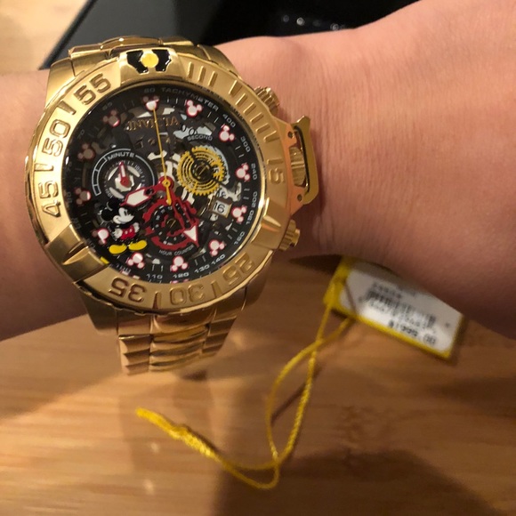 NWT INVICTA - Disney Gold Watch (Limited Edition) - Picture 7 of 8